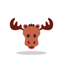 Moose animated emoji