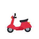 Motor scooter cartoon animated emoji