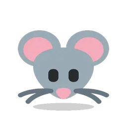 Mouse face animated emoji