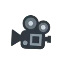 Movie camera cartoon animated emoji