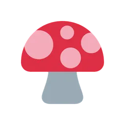 Mushroom animated emoji