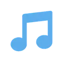Musical note cartoon animated emoji