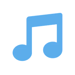 Musical note animated emoji