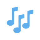 Musical notes cartoon animated emoji