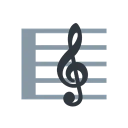 Musical score animated emoji
