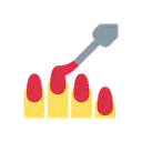 Nail polish cartoon animated emoji