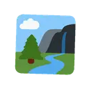 National park cartoon animated emoji