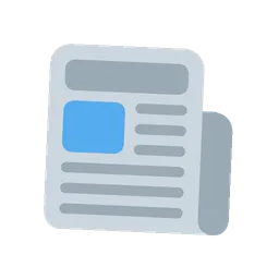 Newspaper animated emoji