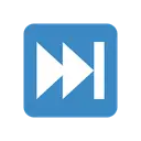 Next track button cartoon animated emoji