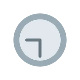 Nine-thirty animated emoji