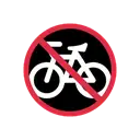 No bicycles cartoon animated emoji