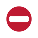 No entry cartoon animated emoji