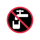 Non-potable water cartoon animated emoji