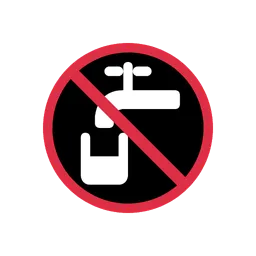 Non-potable water animated emoji
