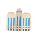 Office building cartoon animated emoji