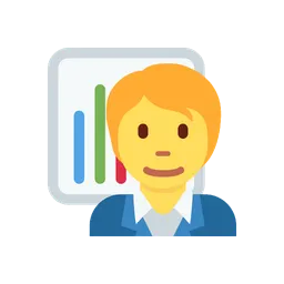 Office worker animated emoji