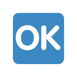 OK button animated emoji