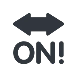 ON! arrow animated emoji