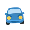 Oncoming automobile cartoon animated emoji