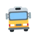 Oncoming bus cartoon animated emoji