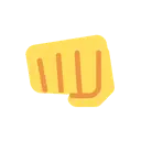 Oncoming fist cartoon animated emoji