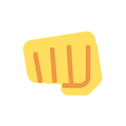 Oncoming fist animated emoji