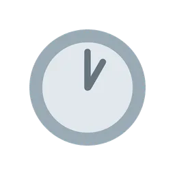 One o’clock animated emoji