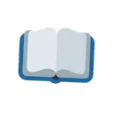 Open book cartoon animated emoji