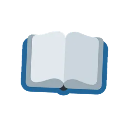 Open book animated emoji