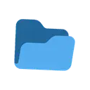 Open file folder cartoon animated emoji