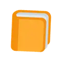 Orange book cartoon animated emoji