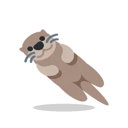 Otter animated emoji