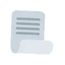 Page with curl cartoon animated emoji