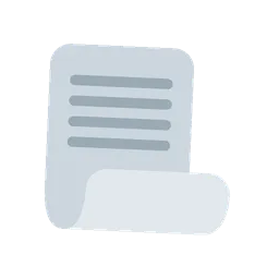 Page with curl animated emoji