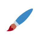 Paintbrush cartoon animated emoji
