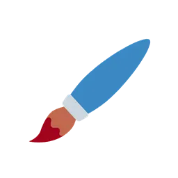 Paintbrush animated emoji