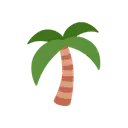 Palm tree cartoon animated emoji