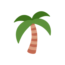 Palm tree animated emoji