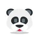 Panda cartoon animated emoji