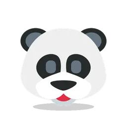 Panda animated emoji