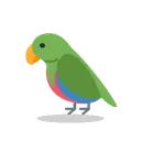 Parrot cartoon animated emoji