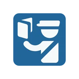 Passport control animated emoji