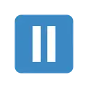 Pause button cartoon animated emoji