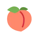 Peach cartoon animated emoji