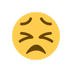Persevering face animated emoji