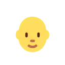 Person: bald cartoon animated emoji