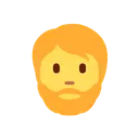 Person: beard cartoon animated emoji