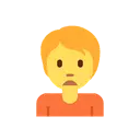 Person frowning cartoon animated emoji