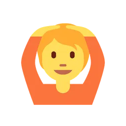 Person gesturing OK animated emoji