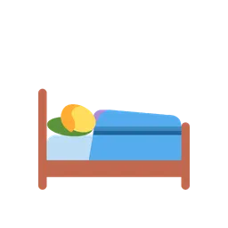 Person in bed animated emoji